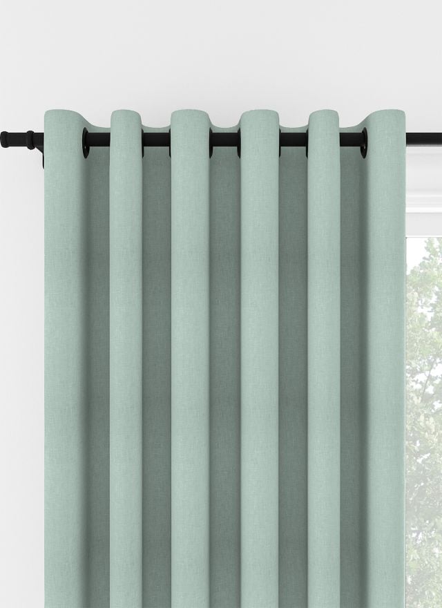 Laura Ashley Easton Duck Egg Eyelet Curtain