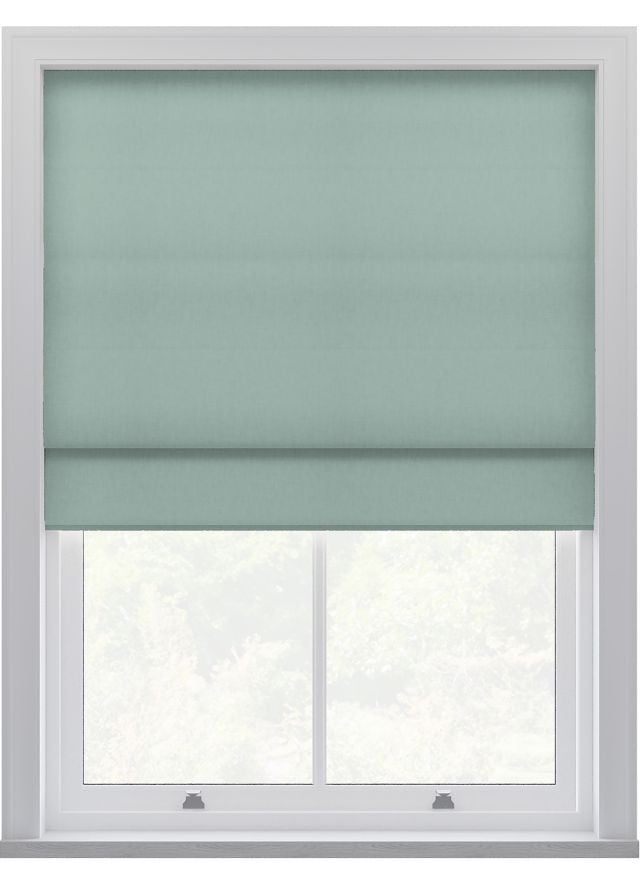 Laura Ashley Easton Grey Green Roman Blind