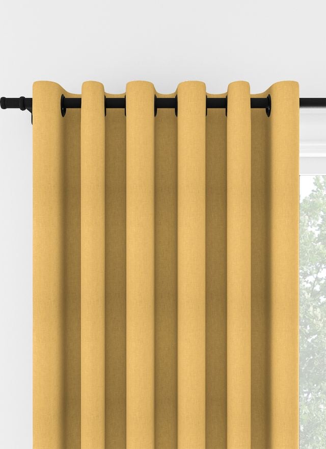 Laura Ashley Easton Sunshine Eyelet Curtain