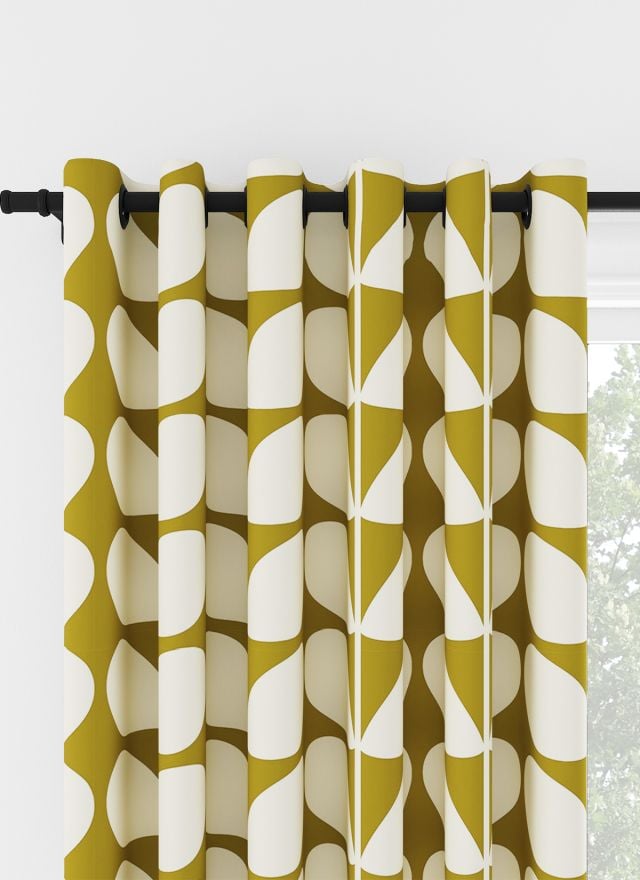 Orla Kiely Jumbo Solid Stem Seagrass Eyelet Curtain