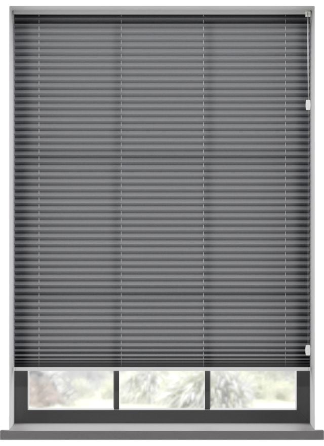 Kana Obsidian Black Pleated Blind