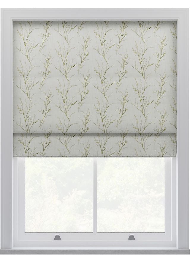 Laura Ashley Pussy Willow Embroidery Hedgerow Roman Blind