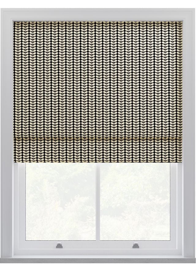 Orla Kiely Tiny Stem Whale Roman Blinds