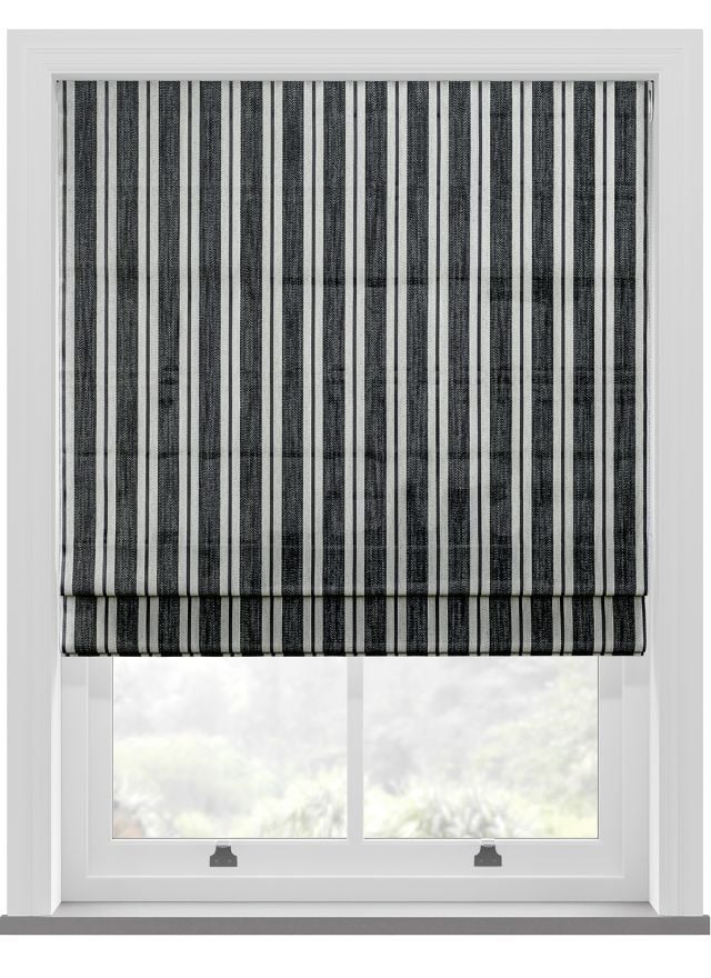 Beautiful Black Roman Blinds | Made to Measure