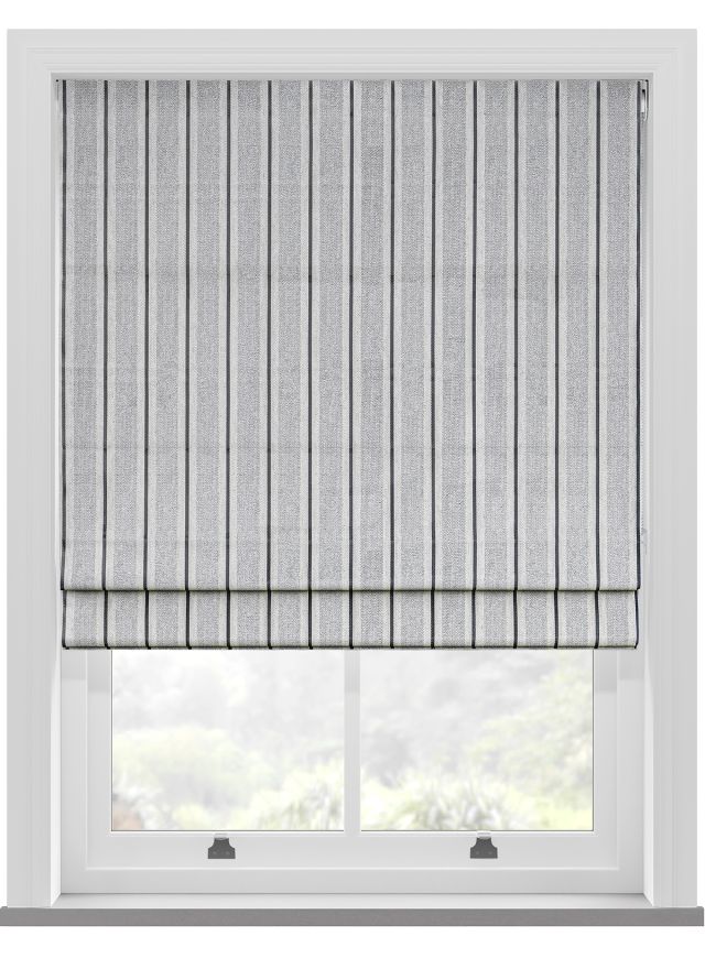 Striped Roman Blinds, Made to Measure Swift Direct Blinds
