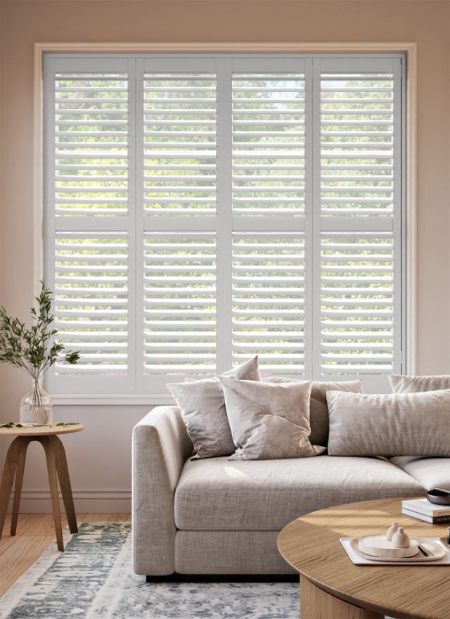 Traffic White Full Height Shutter