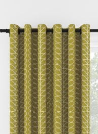 Orla Kiely Linear Stem Seagrass Eyelet Curtain
