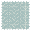 Orla Kiely Linear Stem Aqua Pencil Pleat Curtain