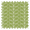 Orla Kiely Linear Stem Chalky Green Pencil Pleat Curtain