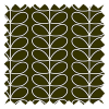 Orla Kiely Linear Stem Kelp Pencil Pleat Curtain