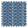 Orla Kiely Linear Stem Marine Pencil Pleat Curtain