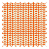 Orla Kiely Tiny Stem Tomato Pencil Pleat Curtain