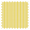 Orla Kiely Tiny Stem Yellow Pencil Pleat Curtain