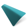 Turin 25mm Brushed Teal Blue