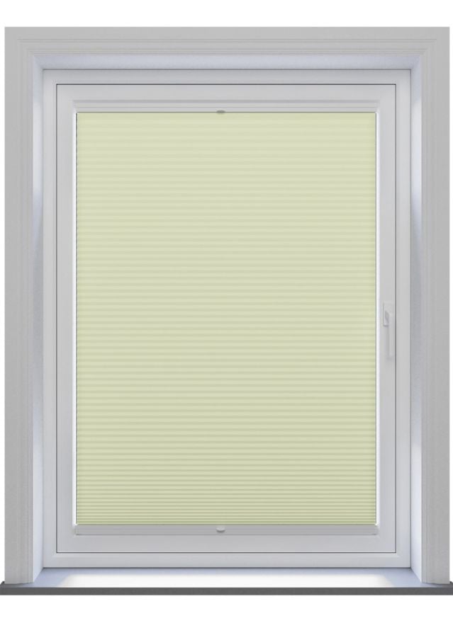 Pleated Light Green Stick Fit