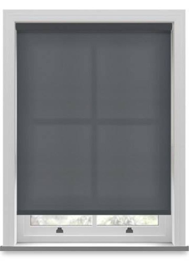 Splash Dark Grey Twist Roller Blind