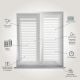 Cotton White Perfect Fit Shutter