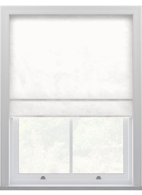Faux Suede White
