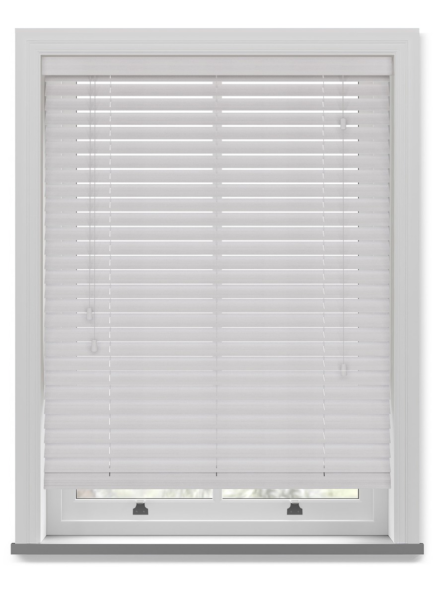 Deco Pewter Oak Wooden Blind