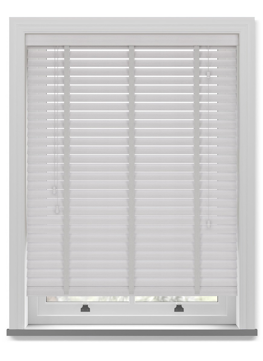 Deco Pewter Oak Tapes Wooden Blind