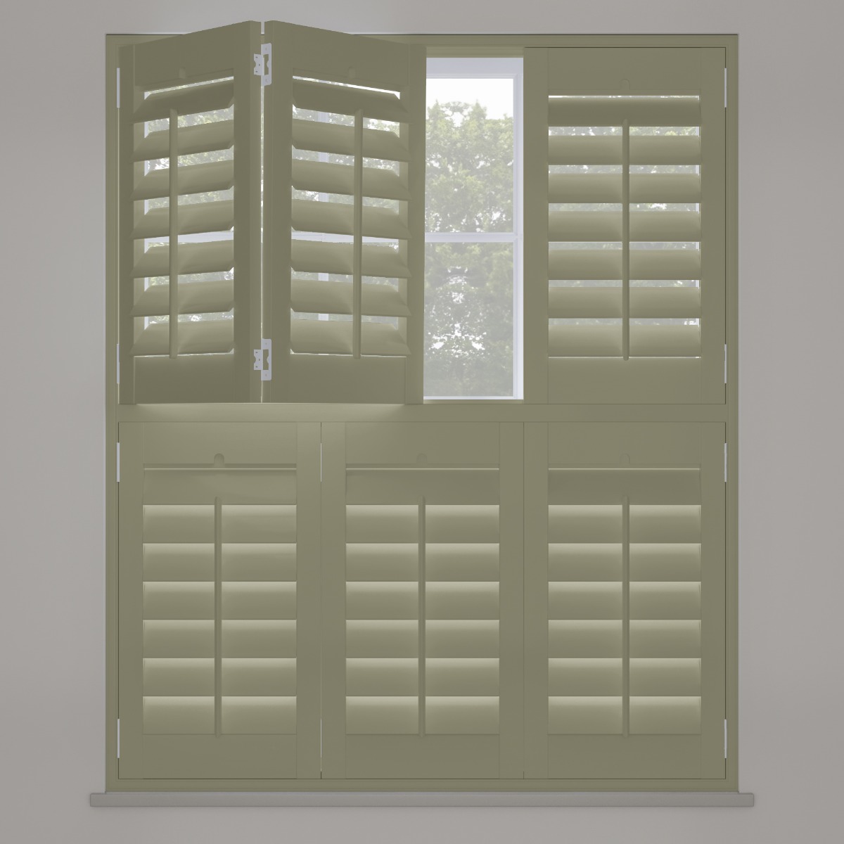 Moss Tier On Tier Shutter