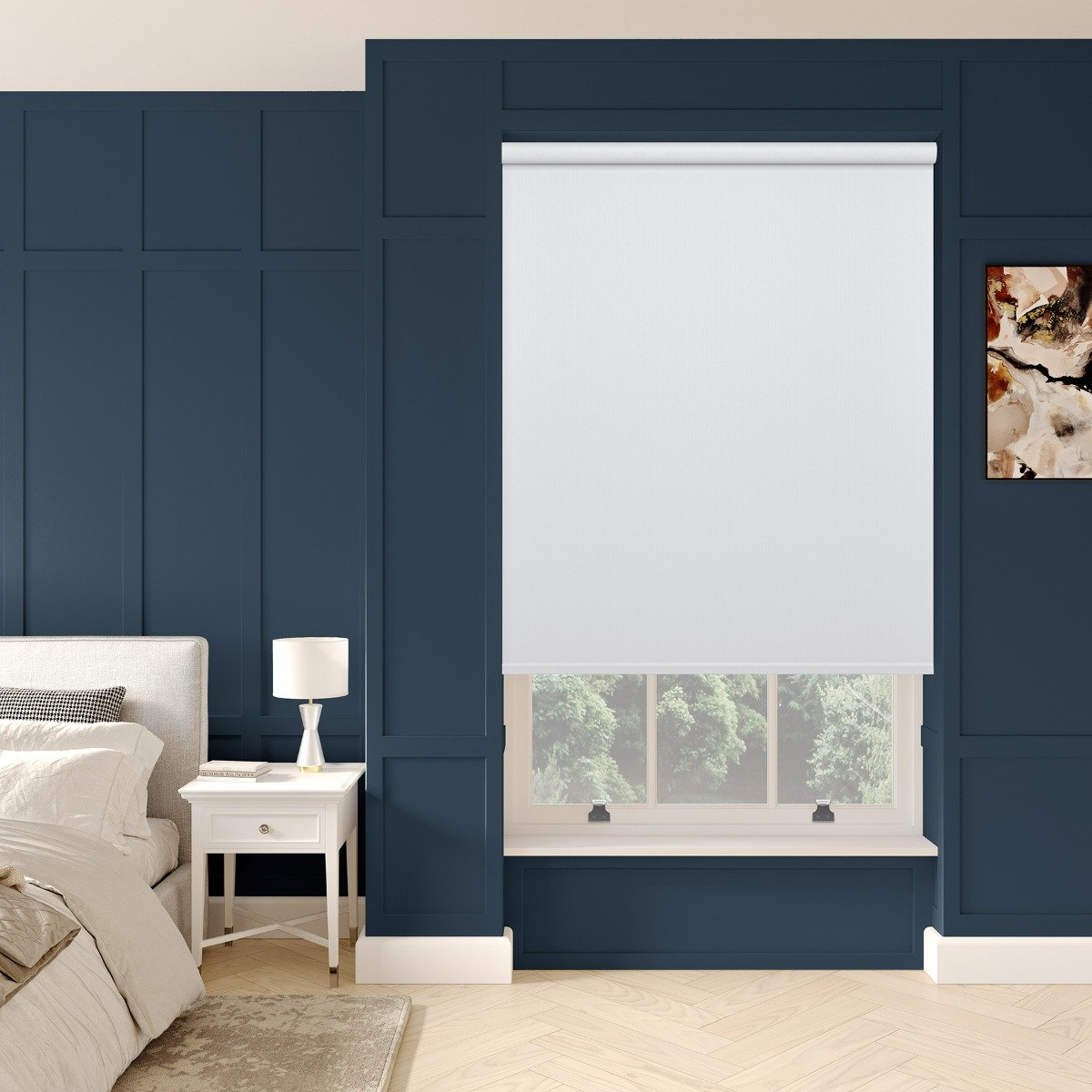 Image of Como Blackout Bare Roller Blind