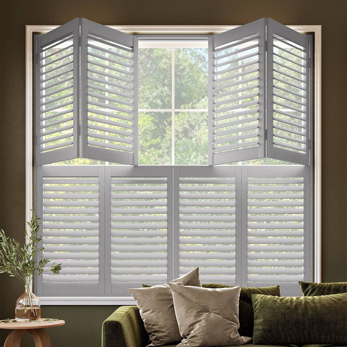 Image of Signal Grey Tier on Tier Shutter