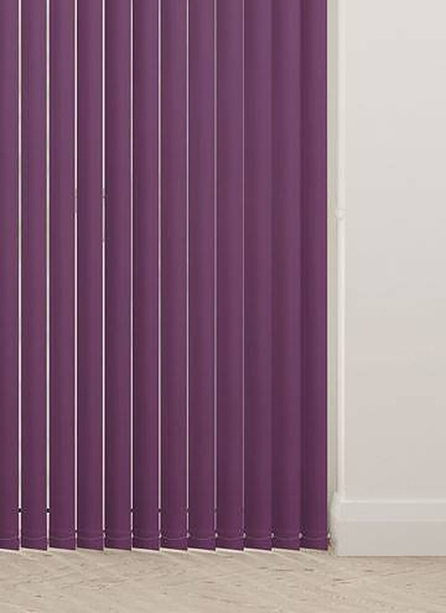 Unishade Blackout Mulberry Purple Vertical Slats