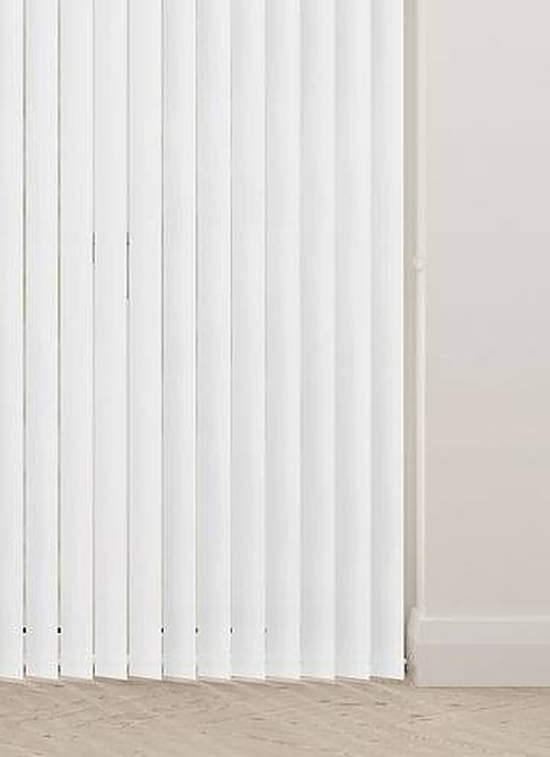 Unishade Blackout White Vertical Slats
